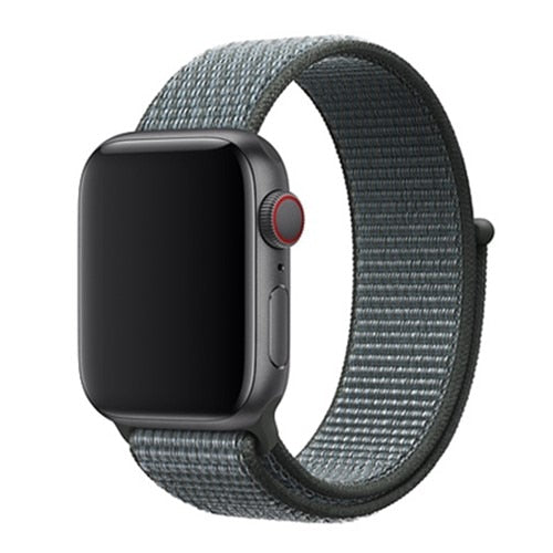 Nylon strap For Apple Watch band apple watch 5 4 3 2 44mm 40mm iWatch band 42mm 38mm correa Sport loop belt Bracelet Accessories