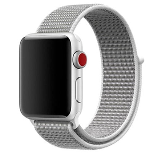 Nylon strap For Apple Watch band apple watch 5 4 3 2 44mm 40mm iWatch band 42mm 38mm correa Sport loop belt Bracelet Accessories