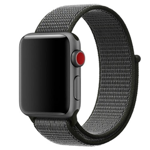 Nylon strap For Apple Watch band apple watch 5 4 3 2 44mm 40mm iWatch band 42mm 38mm correa Sport loop belt Bracelet Accessories