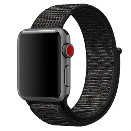 Nylon strap For Apple Watch band apple watch 5 4 3 2 44mm 40mm iWatch band 42mm 38mm correa Sport loop belt Bracelet Accessories