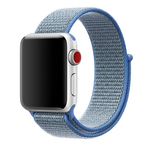 Nylon strap For Apple Watch band apple watch 5 4 3 2 44mm 40mm iWatch band 42mm 38mm correa Sport loop belt Bracelet Accessories