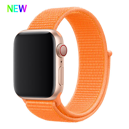Nylon strap For Apple Watch band apple watch 5 4 3 2 44mm 40mm iWatch band 42mm 38mm correa Sport loop belt Bracelet Accessories