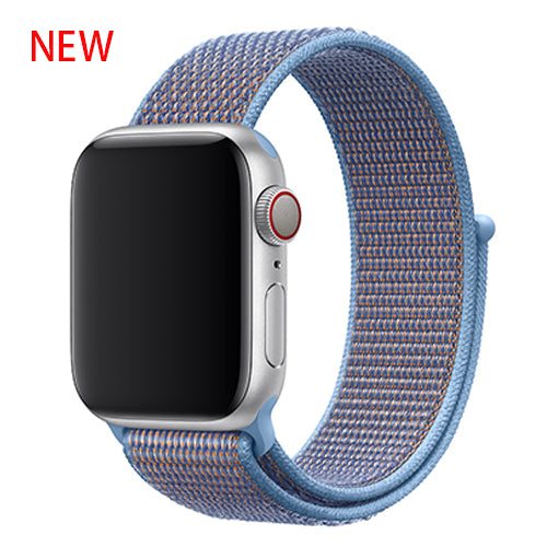 Nylon strap For Apple Watch band apple watch 5 4 3 2 44mm 40mm iWatch band 42mm 38mm correa Sport loop belt Bracelet Accessories