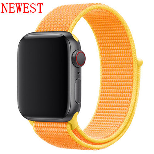 Nylon strap For Apple Watch band apple watch 5 4 3 2 44mm 40mm iWatch band 42mm 38mm correa Sport loop belt Bracelet Accessories