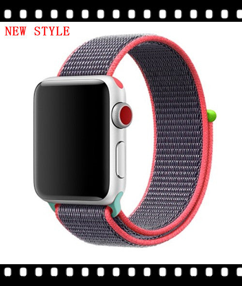 Nylon strap For Apple Watch band apple watch 5 4 3 2 44mm 40mm iWatch band 42mm 38mm correa Sport loop belt Bracelet Accessories