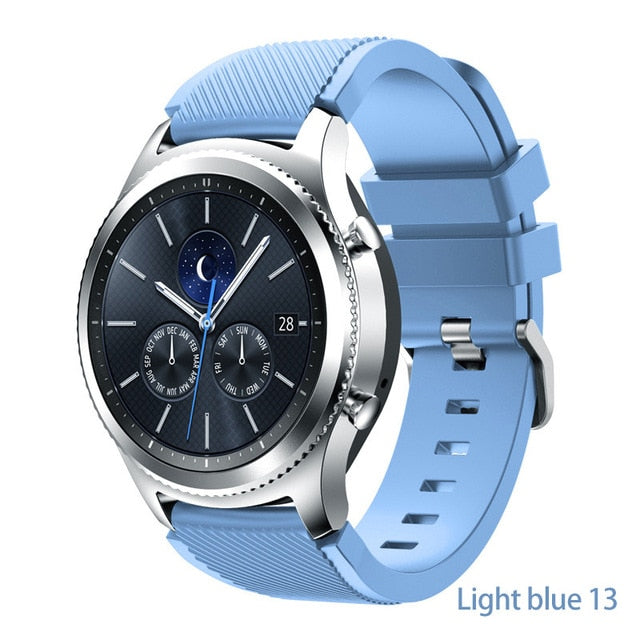 20 22mm watch band For Samsung Galaxy watch 46mm 42mm active 2 gear S3 Frontier strap huawei watch GT 2 strap amazfit bip 47 44