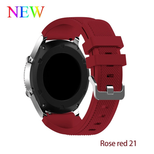 20 22mm watch band For Samsung Galaxy watch 46mm 42mm active 2 gear S3 Frontier strap huawei watch GT 2 strap amazfit bip 47 44