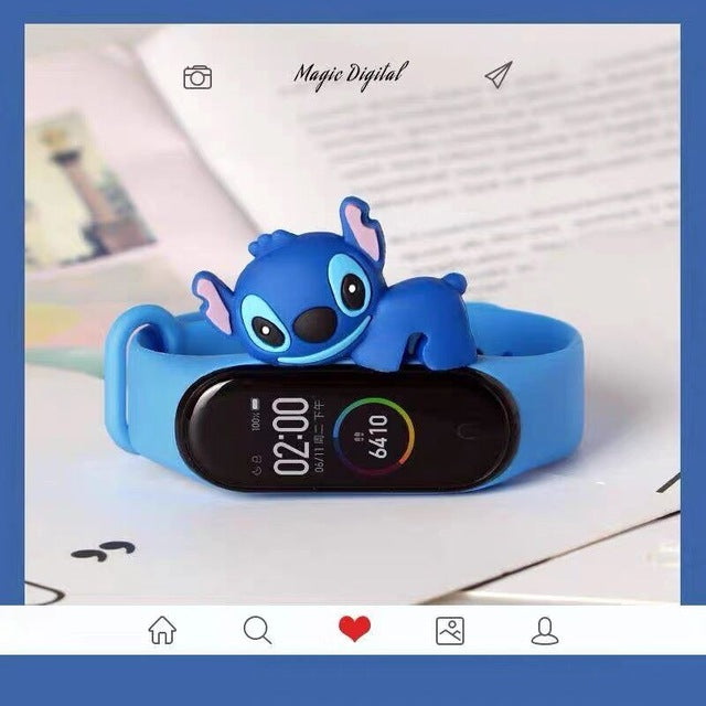 Cute band for miband 4 strap replacement silicone mi 4 band straps toy my band 3 strap for xiaomi miband 3/4 band accessories