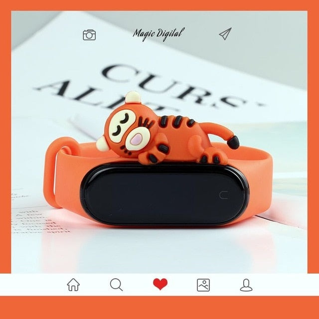 Cute band for miband 4 strap replacement silicone mi 4 band straps toy my band 3 strap for xiaomi miband 3/4 band accessories