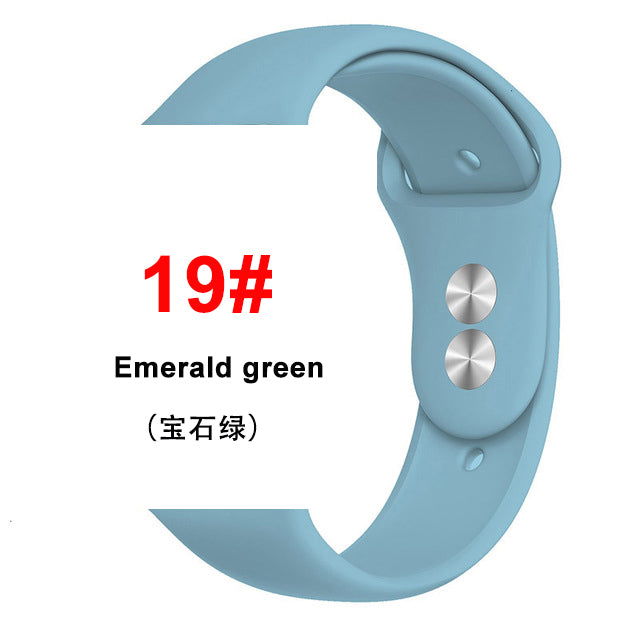 Silicone strap For Apple Watch band 44 mm/40mm iwatch Band 38mm 42mm Sport bracelet Rubber watchband for apple watch 5 4 3 2 1