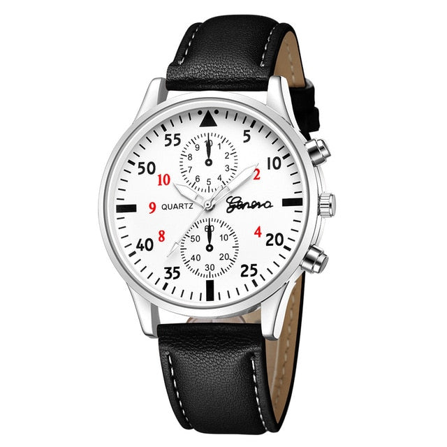 Relogio Masculino Watch Men Fashion Leather Band Waterproof Analog Quartz Ladies Dress Wristwatch Luxury Male Watch Dropship O/6