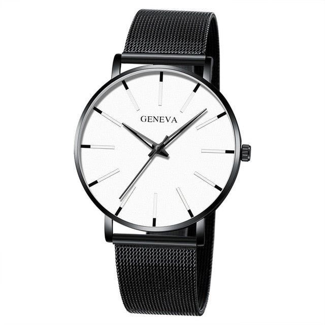 Watch Men Watch 2019 Ultra-Thin Business Men Watches Quartz Stainless Steel Band Simple Wrist Watch Male Clock Drop Shipping %