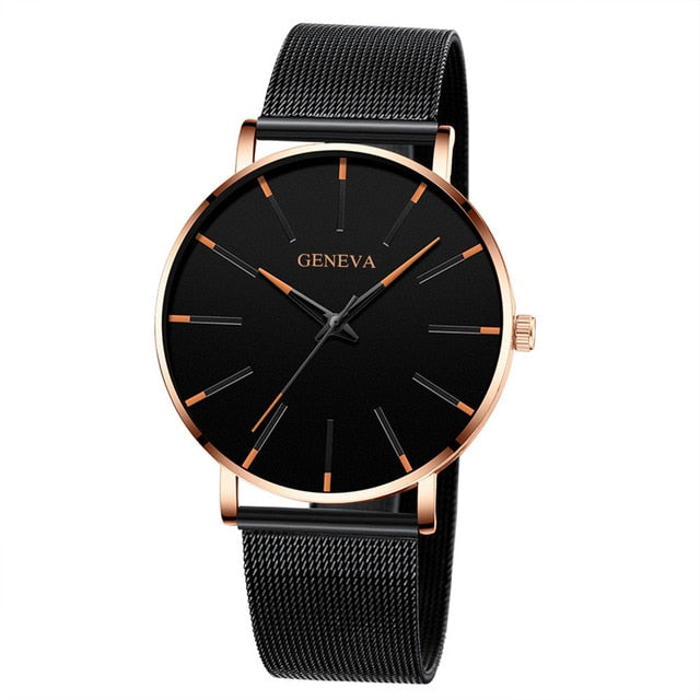Watch Men Watch 2019 Ultra-Thin Business Men Watches Quartz Stainless Steel Band Simple Wrist Watch Male Clock Drop Shipping %