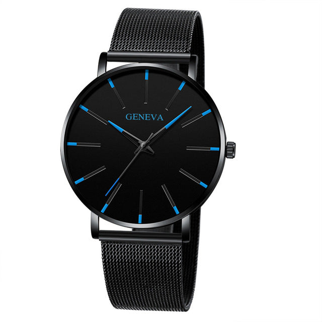 Watch Men Watch 2019 Ultra-Thin Business Men Watches Quartz Stainless Steel Band Simple Wrist Watch Male Clock Drop Shipping %