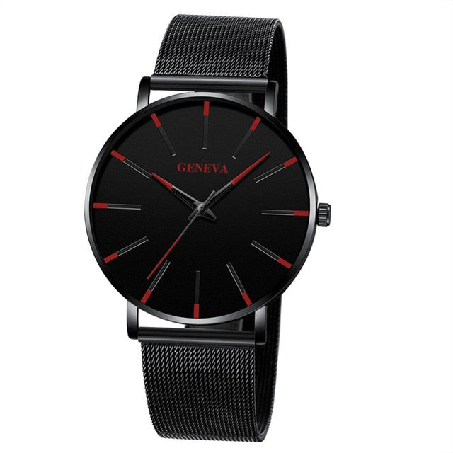 Watch Men Watch 2019 Ultra-Thin Business Men Watches Quartz Stainless Steel Band Simple Wrist Watch Male Clock Drop Shipping %