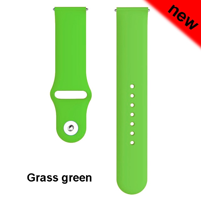 For Samsung Galaxy watch Active 2 strap 46mm 42 Gear S3 huawei watch 2 Soft Silicone bracelet 20mm 22mm strap Galaxy watch band