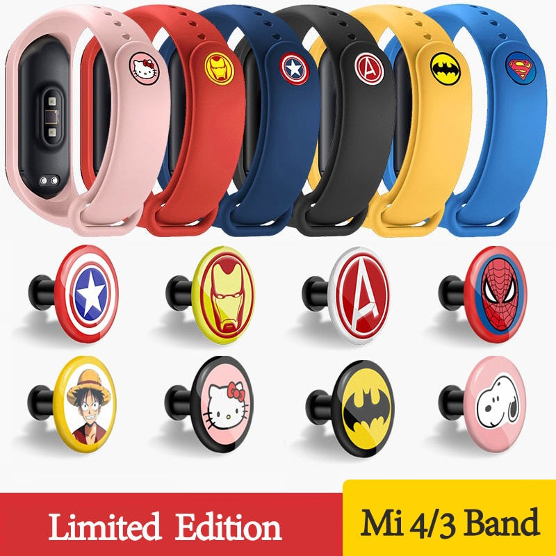 limited edition Bracelet for xiaomi mi band 4 strap silicone wrist For xiaomi mi 4/3 /2 accessories bracelet Miband 4 2 belt
