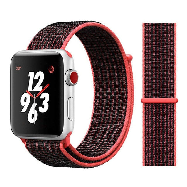 Strap For Apple Watch band 5 44mm/40mm Sport loop iwatch band 42mm 38mm correa pulseira apple watch 5 3 4 band nylon watchband