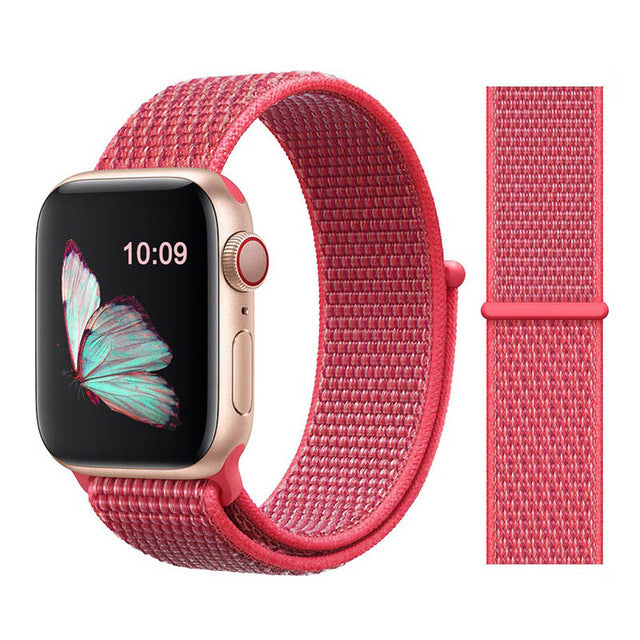 Strap For Apple Watch band 5 44mm/40mm Sport loop iwatch band 42mm 38mm correa pulseira apple watch 5 3 4 band nylon watchband