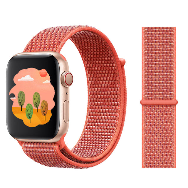 Strap For Apple Watch band 5 44mm/40mm Sport loop iwatch band 42mm 38mm correa pulseira apple watch 5 3 4 band nylon watchband