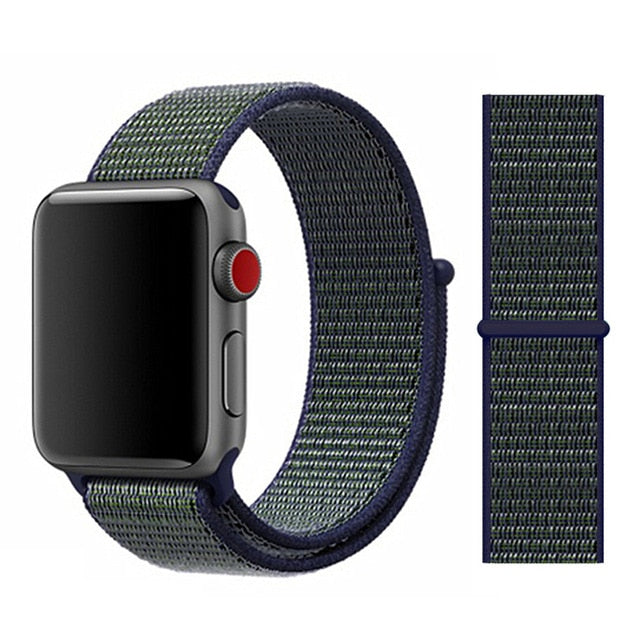 Strap For Apple Watch band 5 44mm/40mm Sport loop iwatch band 42mm 38mm correa pulseira apple watch 5 3 4 band nylon watchband