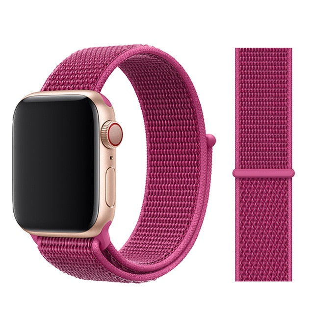 Strap For Apple Watch band 5 44mm/40mm Sport loop iwatch band 42mm 38mm correa pulseira apple watch 5 3 4 band nylon watchband