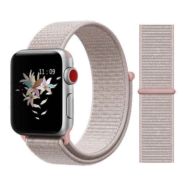 Strap For Apple Watch band 5 44mm/40mm Sport loop iwatch band 42mm 38mm correa pulseira apple watch 5 3 4 band nylon watchband