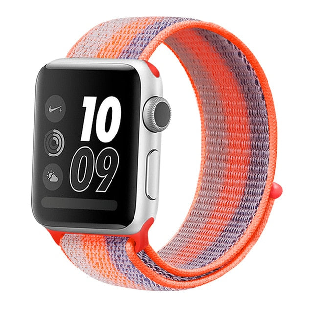Strap For Apple Watch band 5 44mm/40mm Sport loop iwatch band 42mm 38mm correa pulseira apple watch 5 3 4 band nylon watchband