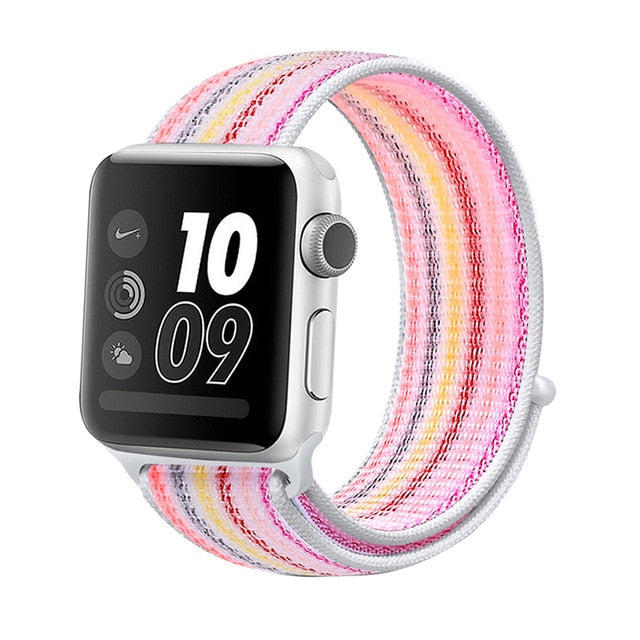 Strap For Apple Watch band 5 44mm/40mm Sport loop iwatch band 42mm 38mm correa pulseira apple watch 5 3 4 band nylon watchband
