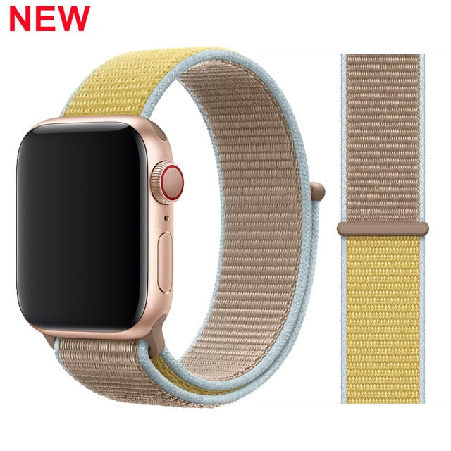 Strap For Apple Watch band 5 44mm/40mm Sport loop iwatch band 42mm 38mm correa pulseira apple watch 5 3 4 band nylon watchband