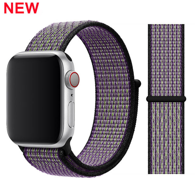 Strap For Apple Watch band 5 44mm/40mm Sport loop iwatch band 42mm 38mm correa pulseira apple watch 5 3 4 band nylon watchband