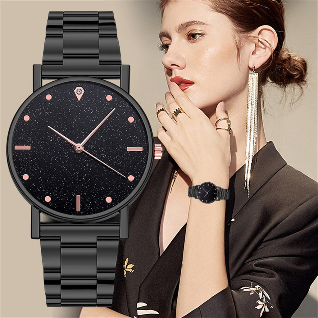 Luxury Business Ladies Watch Women Quartz Stainless Steel Dial Casual Watches Bracele Girl Gift часы женские reloj mujer 2020 /d