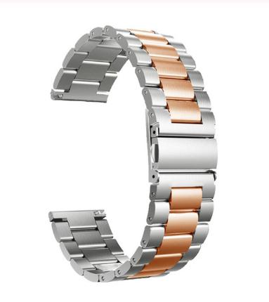 22mm Width Universal Stainless Steel Band For Samsung Galaxy Watch 46mm /Gear S3 Classic/S3 Frontier Watch Strap Metal Wristband