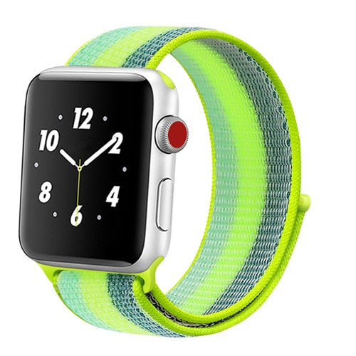 Strap For Apple Watch band 44mm/40mm Sport loop iwatch band 5 42mm 38mm correa pulseira apple watch 5 3 4 band nylon watchband
