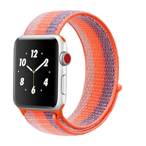 Strap For Apple Watch band 44mm/40mm Sport loop iwatch band 5 42mm 38mm correa pulseira apple watch 5 3 4 band nylon watchband