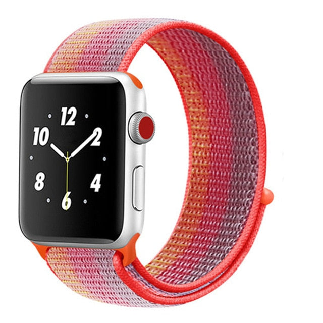 Strap For Apple Watch band 44mm/40mm Sport loop iwatch band 5 42mm 38mm correa pulseira apple watch 5 3 4 band nylon watchband