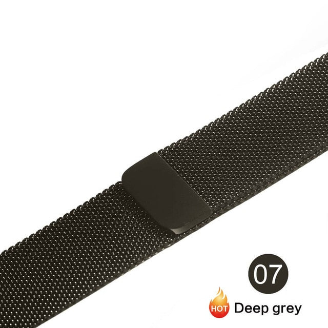 Milanese Loop For Apple Watch band strap 42mm/38mm iwatch 5/4/3/2/1Stainless Steel Link Bracelet wrist watchband magnetic buckle