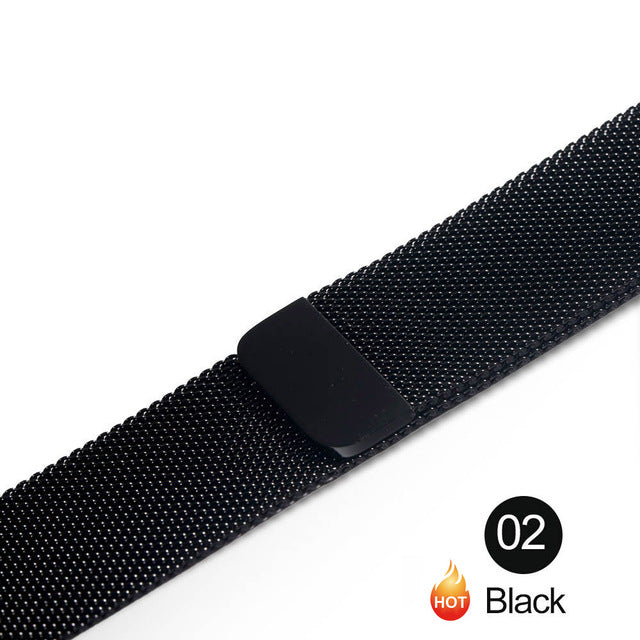 Milanese Loop For Apple Watch band strap 42mm/38mm iwatch 5/4/3/2/1Stainless Steel Link Bracelet wrist watchband magnetic buckle