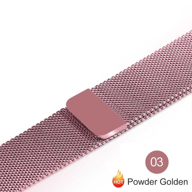 Milanese Loop For Apple Watch band strap 42mm/38mm iwatch 5/4/3/2/1Stainless Steel Link Bracelet wrist watchband magnetic buckle