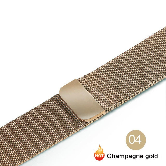 Milanese Loop For Apple Watch band strap 42mm/38mm iwatch 5/4/3/2/1Stainless Steel Link Bracelet wrist watchband magnetic buckle