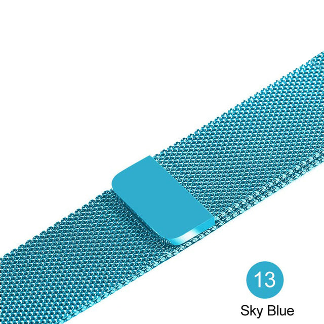 Milanese Loop For Apple Watch band strap 42mm/38mm iwatch 5/4/3/2/1Stainless Steel Link Bracelet wrist watchband magnetic buckle