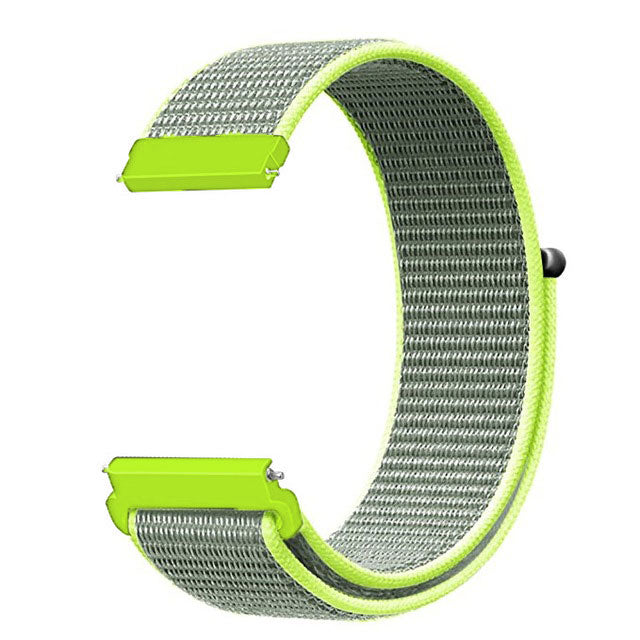 22mm 20mm HOOK LOOP Nylon Watch Strap Band For Amazfit Huawei Samsung Gear S3 Sport Replacement Watch Bands