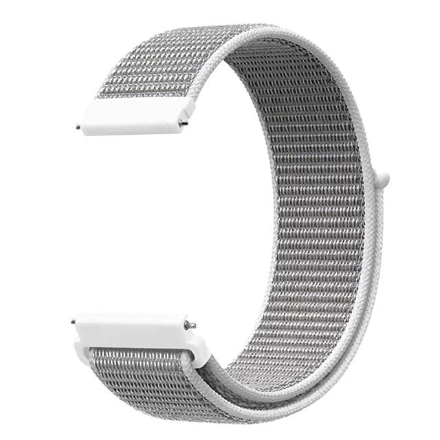 22mm 20mm HOOK LOOP Nylon Watch Strap Band For Amazfit Huawei Samsung Gear S3 Sport Replacement Watch Bands