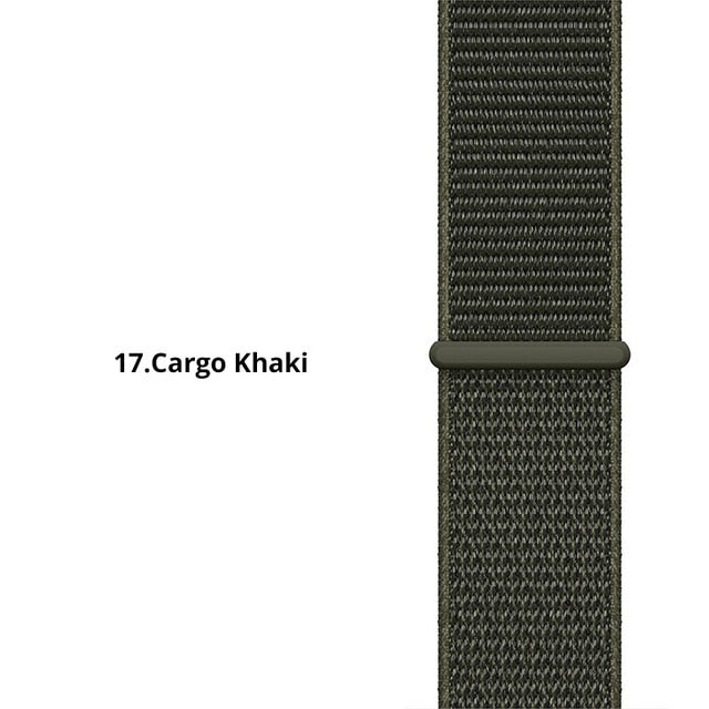 22mm 20mm HOOK LOOP Nylon Watch Strap Band For Amazfit Huawei Samsung Gear S3 Sport Replacement Watch Bands