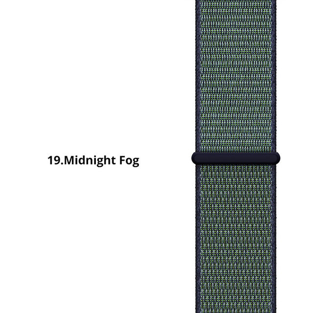 22mm 20mm HOOK LOOP Nylon Watch Strap Band For Amazfit Huawei Samsung Gear S3 Sport Replacement Watch Bands