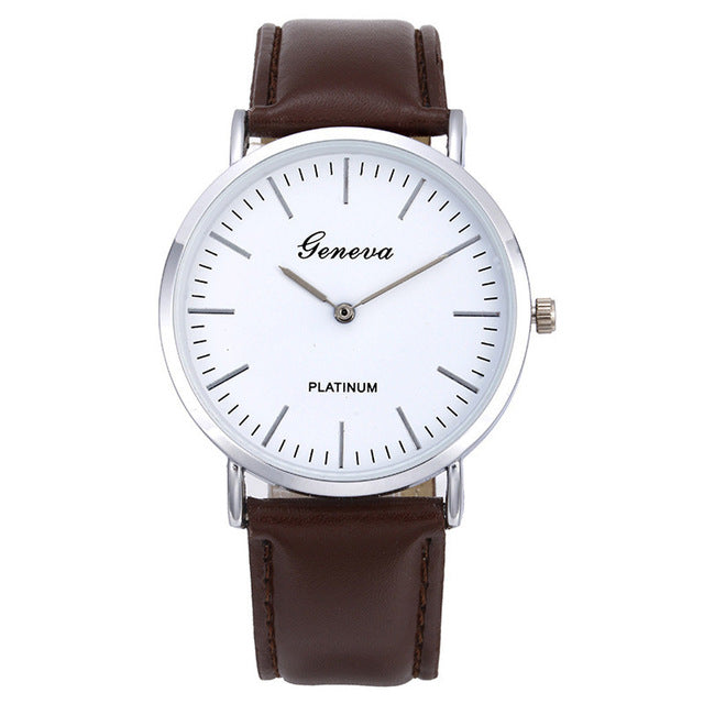 Watch Men Fashion Retro Ultra Thin Leather Band Analog Quartz Ladies Dress Wristwatch Mens Watch Relogio Masculino 2019 O/N4