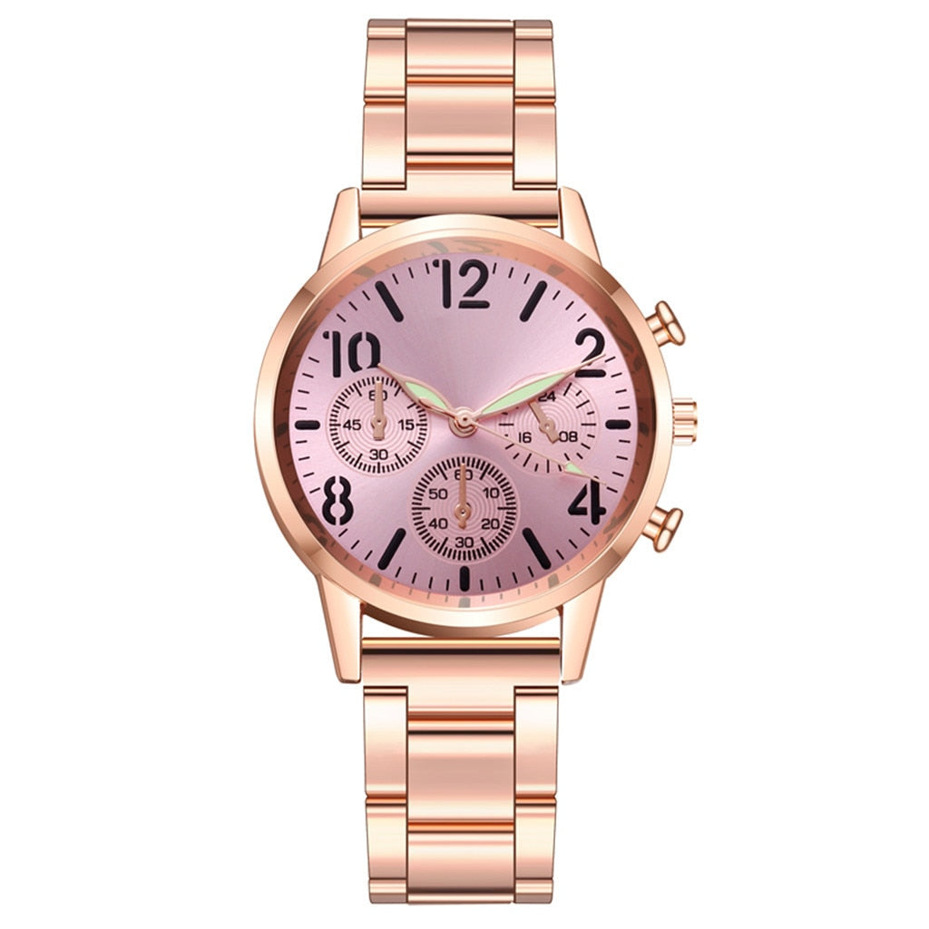 DUOBLA women watches luxury brand ladies watch quartz watch fashion geneva Stainless Steel Luminous Dial wrist watches women