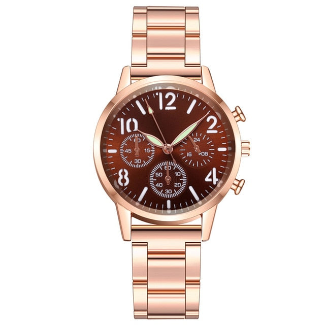 DUOBLA women watches luxury brand ladies watch quartz watch fashion geneva Stainless Steel Luminous Dial wrist watches women