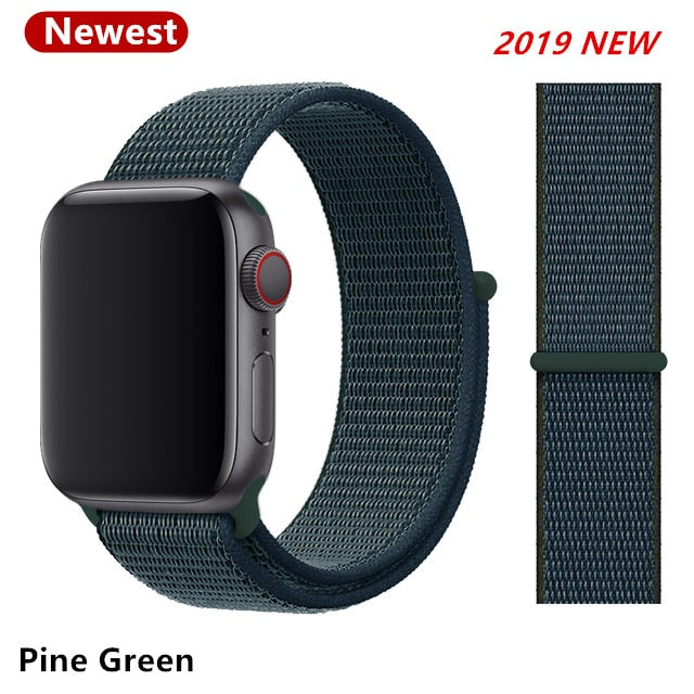 Nylon Strap for Apple watch 5 Band 44mm 40mm iWatch band 42mm 38mm Sport Loop Watchband bracelet Apple watch 4 3 2 1 38 40 44 mm