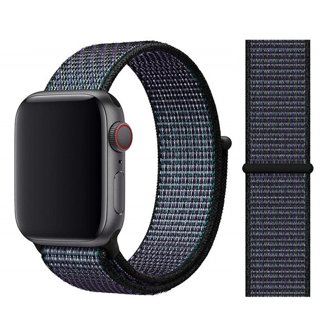 Nylon Strap for Apple watch 5 Band 44mm 40mm iWatch band 42mm 38mm Sport Loop Watchband bracelet Apple watch 4 3 2 1 38 40 44 mm